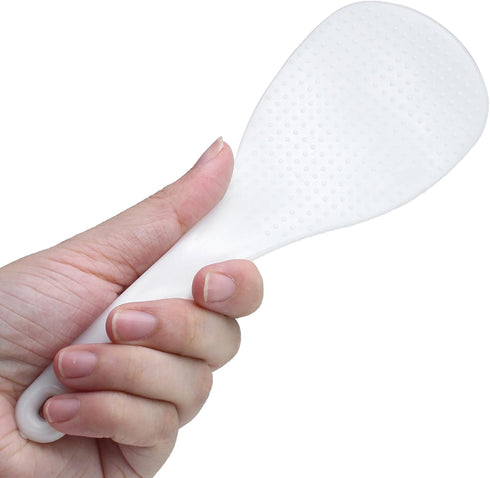 Vonty 2pcs Plastic Rice Paddle Spoon 7.5 Inch, White...