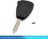 uxcell 4 Buttons Uncut Key Fob Remote Control Case Shell Replacement KOBDT04A for Chrysler for Dodge...