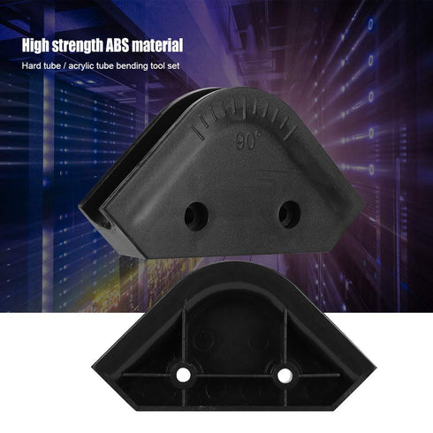 Water Cooling Bending Kit, 3pcs 12mm OD 45/90/180 Degree Acrylic Hard Tube Bending Tool Set, Tubing for Computer Water Cooling System...