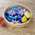 Mosaic Tiles 32pcs/24pcs Glass Leaf Mosaic Tile Glass Leaf for Mosaics Glitter Crystal Mosaic Oval Translucent Mica Glass DIY Handmade Art Craft D...