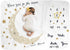 Baby Monthly Milestone Blanket for Boy and Girl,Monthly Blanket for Baby Pictures,Baby Photo Blanket for Newborn (Golden Moon, 40" x 60")...
