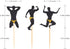 36 PCS Male Dancers Beefcake Cupcake Toppers,Bachelorette Cupcake Toppers Picks, Hen Party Decoration Supplies...