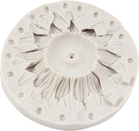 Large Sunflower Silicone Molds 3D Flower Fondant Molds for Cake Decorating Cupcake Topper Candy Chocolate Flower Soap Wax Candle Polymer Clay Gum ...
