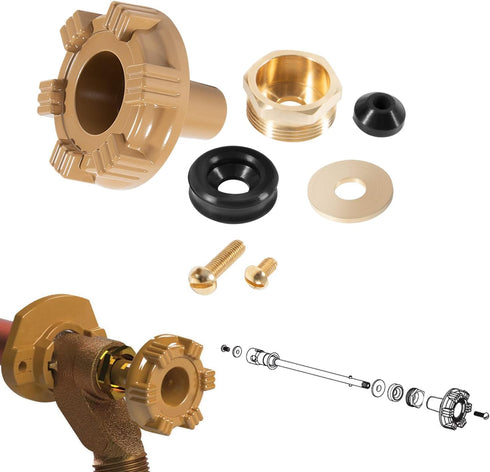 RK-14MH Repair Kit Metal Handle,Outside Faucet,Compatible with Woodford Model 14,Model 18...