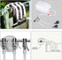 Aquarium Air Pump Splitter 7 in 1 Set 2-Way Air Flow Control Lever Valve & 2 Non-Return Check Valves & 4 Suction Cups for Fish Tank Airline Air Tu...