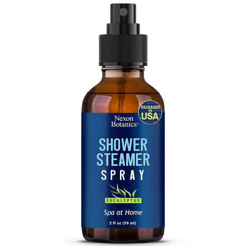 Eucalyptus Shower Spray 2 fl oz – Aromatherapy Shower Mist with Essential Oils – Eucalyptus Steam Spray for Sauna, Spa, Bathroom & Room – Nexon Bo...
