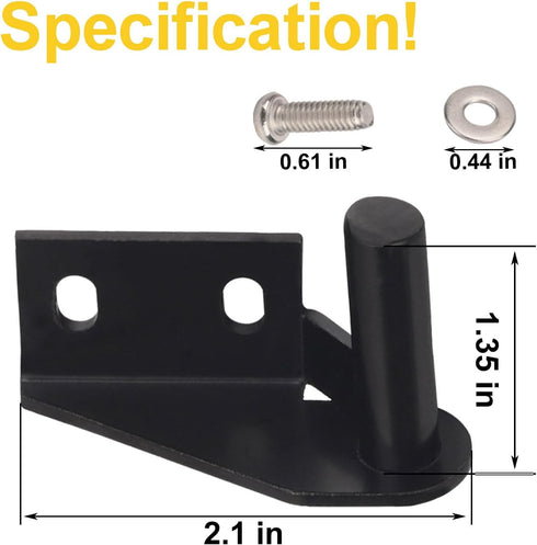 74050 & 74051 Lid Hinge Kit Compatible with Pitboss Pellet Grills Models, Include one Left Side and one Right Side Hinge...