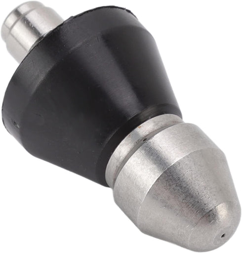 Pressure Washer Sewer Jetter Nozzle Stainless Steel Mini Compact Sewer Jet Nozzle 1/4 inch Pressure Drain Jetter Hose Nozzle Quick Connector 5000 ...