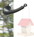 Pmsanzay Strong Window Suction Cups Hanger Hook for Bird Feeders and Wind Chimes, Pet Water Drinker Dispenser Cage, Bird House Feeder Hanging Brac...