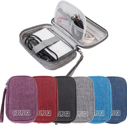 Electronic Accessories Case, Cable organizer Bag, Universal Cable Cord Holder Organizer/Electronic Case, Waterproof Portable Cable Organizer Bag, ...