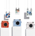 Rieibi Square SQ1 Case, Protective Case for Fujifilm Instax Square SQ1 Instant Camera, PU Leather Compact Cover with Adjustable Shoulder Strap...