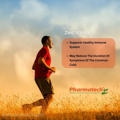 Zinc 50 mg, Immune Support Supplement, Elemental Zinc Chelated Gluconate, Mineral Antioxidant for Man and Woman Health, Acne, Easy to Swallow, 60 ...