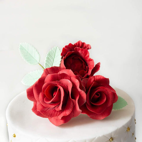 Flower Pro Five Petal Rose Cutters (Set of 3) for Cake Decorating - by Katy Sue Green...