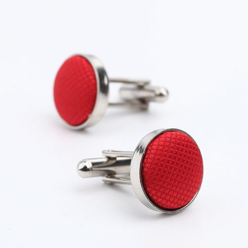 Dan Smith Men Bow Ties Red Gingham Bowties Handkerchiefs Cufflink Set Polyester 25.6"-Neck-Size Clip-On Adjustable Ski Fabric DBC3016 Red...