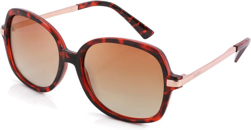 FEISEDY Classic Womens Elegant Polarized Sunglasses Ladies Wide Square Sunglasses Shades B2683...