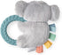 Itzy Ritzy - Ritzy Rattle Pal with Teether - Baby Teething Toy Features A Minky Plush Character, Gentle Rattle Sound & Soft Teether Toy for Newbor...