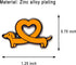 Cute Dachshund Pin with Heart Shape - Animal World Series - Enamel Lapel Pin - Plated Badge for Clothing, Bags, and Lanyards...