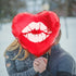 4pcs Lip Stencil Kiss Lips DIY Stencil 4Sizes 6~12inch Lips Lipstick Mouth Painting Stencils Reusable Red Lips PET Stencils for Gift Album Wall Fu...