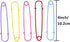 Outus Steel Safety Pins Blanket Pins 4 Inch Extra Large, 5 Colors 10 Pieces...
