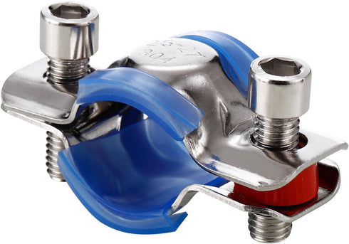 2 Packs Fix Sinking Office Chair, 304 Stainless Steel Gas Lift Cylinder Clamp Holder, Office Chair Saver Kit Adjust Chair Height and Stop Sinking ...