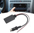 13Pin Wireless Audio Adapter,KIMISS ABS Bluetooth 5.0 Module Wireless Audio Cable Adapter Car Radio Stereo Parts for Kenwood......