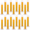 20 Pack 50 ml Graduated Cylinder Set Plastic Graduated Cylinder for Hydrometer Test Tubes Clear Lab Cylinders with Raised Marking & Spout Measurin...