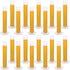 20 Pack 50 ml Graduated Cylinder Set Plastic Graduated Cylinder for Hydrometer Test Tubes Clear Lab Cylinders with Raised Marking & Spout Measurin...