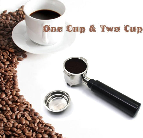 50mm Dual Wall Filter Basket Filter One Cup and BES820XL/205 Two Cup for Br ESP8XL 800ESXL BES820XL ESP6SXL BES250XL and Espresso Maker EM-100 (2 ...