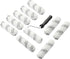 Paint Roller 6 Inch 3/4 in Roller Naps,High-Density Microfiber Mini Roller with Frame,11 Piece Small Paint Roller Tool Kit for Oil and Water Based...