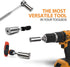 Universal Socket Tools Gifts for Men: Fathers Day Birthday Gift for Dad Husband Him Women 1/4"-3/4"(7-19mm) Super Socket Set Impact Power Drill Ad...