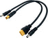 2Packs XT60 Adapter Cable XT60 Charging Cable XT60 Male Bullet Connector to Male DC 5.5mm X 2.5mm Power Cable for Fatshark Skyzone FPV Monitor Pow...