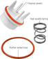 800M4 Vent Float Repair Kit Fit for 1" Watts 800QT Backflow Valve, 1 Inch Pressure Vacuum Breaker Repair Kit with Rubber O-ring...