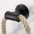 Sumnacon Industrial Pipe Rope Towel Ring - Wall-Mounted Metal Towel Rack/Bar with Hardware,Vintage Style Iron Hand Towel Holder for Shower/Bathroo...
