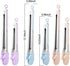 2Pcs Silicone Cooking Utensils with Non-Slip Handles - Salad Tongs, Silicone-Tipped Tongs for Cooking and Serving Food - Perfect Salad Tongs for S...