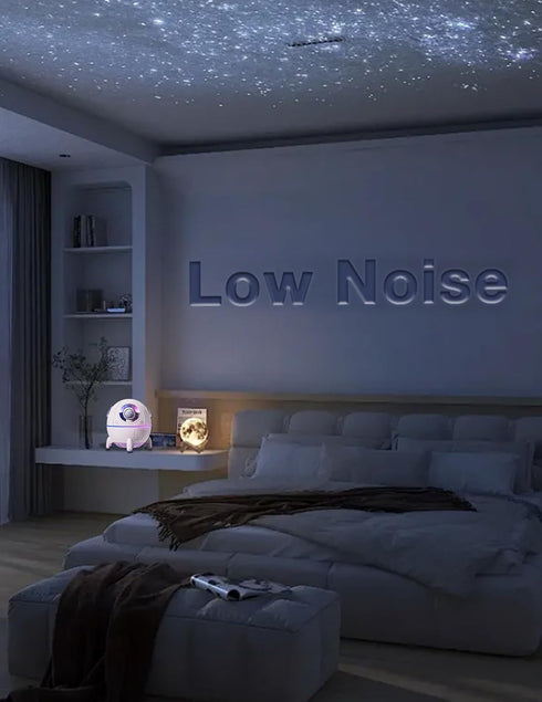 Humidifiers for Bedroom, Portable Air Humidifier Spaceship Shaped Humidifier Small Humidifier with Ambient Light for Travel Office Home Purple...