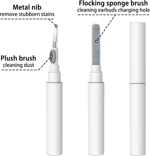 2pcs Airpod Cleaner Kit, Multi-Function Cleaner Kit for Airpods Bluetooth Camera Earphone Computer (White)......