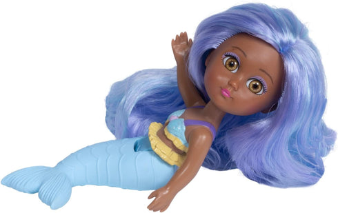 ADORA Water Wonder Mermaid Dolls with Color-Changing Tail in Cold Water, 7" Toy Baby Doll with Movable Waist, Birthday Gift for Ages 1+ - Oceana...