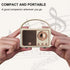Retro Bluetooth Speaker Wireless Mini Speaker,Bluetooth Speaker with Crystal Clear Stereo Sound Rich Bass,Portable Bluetooth Speaker for iPhone,An...