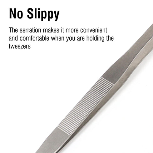 18.9 inch Heavy Duty Extra Long Tweezers for Salt & Fresh Water Fish Tank, Curved SUS 304 Stainless Steel Aquascape Tweezers for Aquarium & Terrar...