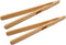 Weber's Wonders Set Of 2 Reusable Bamboo Toast Tongs - Wooden Toaster Tongs For Cooking & Holding - 8 Inch Long - Ideal Kitchen Utensil For Cheese...