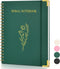 Aesthetic Spiral Notebook Journal for Women, 10.5" x 8.5" A4 Cute Lined Notebooks for Work, Large Hardcover College Ruled Notebook, 100 GSM Paper,...