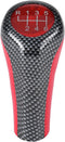 Minyinla 6 Speed Stick Shift Knob Carbon Fiber Gear Shifting Shifter Head Knob for BMW X1 X3 X5 E60 E61 E65 E83 E84 E90 E91 E92...