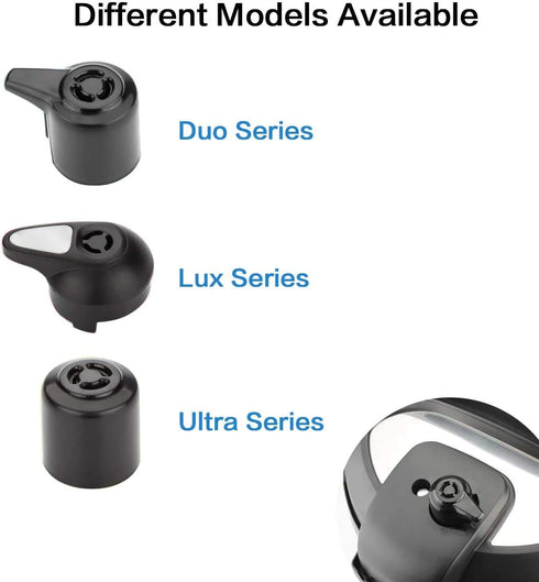 2Pack Steam Release Handle Replacement Accessories Steam Release Valve for Instant Pot Duo/Duo Plus 3, 5, 6 and 8 Quart,Instant Pot Smart Wifi(6 Q...