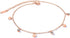 DS Simple Charm Anklet for Women?14k Rose Gold plating Beach Dainty Cute Tiny Adjustable Stainless steel ankle bracelets Personalized Foot chain J...
