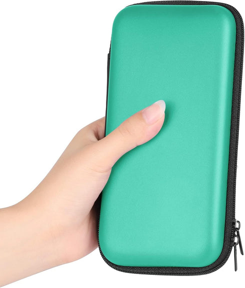 iMangoo Shockproof Travel Essentials Organizer Case, Small Accessories Hard Protective Pouch Electronics Purse for Women Men Zipper Tech Cord Cabl...