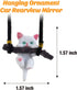 wonnU Cute Cat Car Pendant Hanging Ornament Rearview Mirror Charm Decoration for Car Decor Accessories...