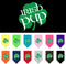 Pet and Dog Bandana Screen Printed, Irish Pup Black Large...