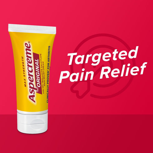 Aspercreme Maximum Strength Pain Relief Cream With Aloe, 3 oz., for Arthritis Joint & Muscle Pain...