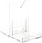 Plymor Clear Acrylic Sliding-Back Adjustable Display Easel, 3.125" H x 2.25" W x 3.5" D (2 Pack)...