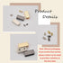 WADORN 18 Sets Metal Belt Tip with Screws, 0.75 Inch Wide Bag Decorative Buckles for Purse Webbing End Clip Clasps Leather Handle Strap End Cover ...
